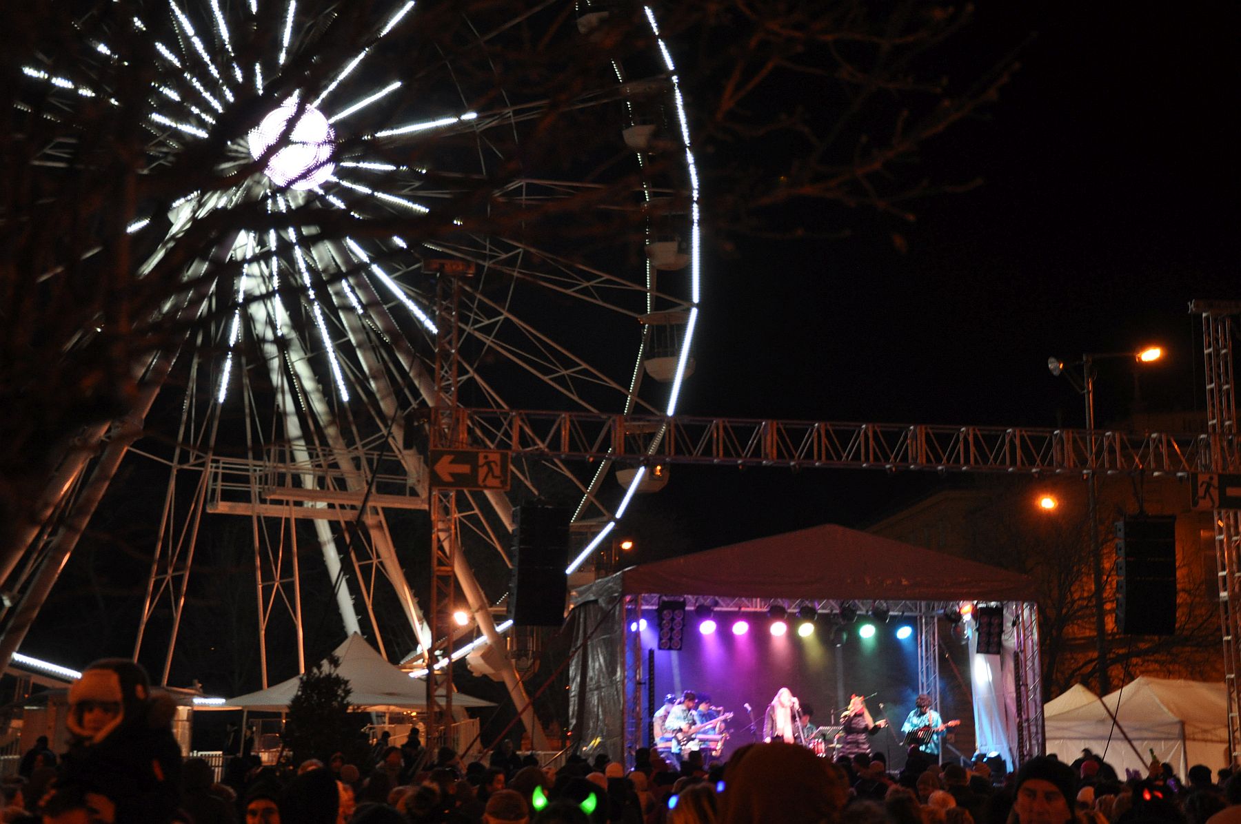 Így köszöntötték Székesfehérvár Belvárosában a 2020-as esztendőt